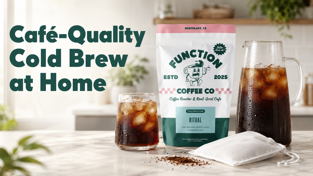 How to Make Café-Quality Cold Brew at Home Function Coffee Co