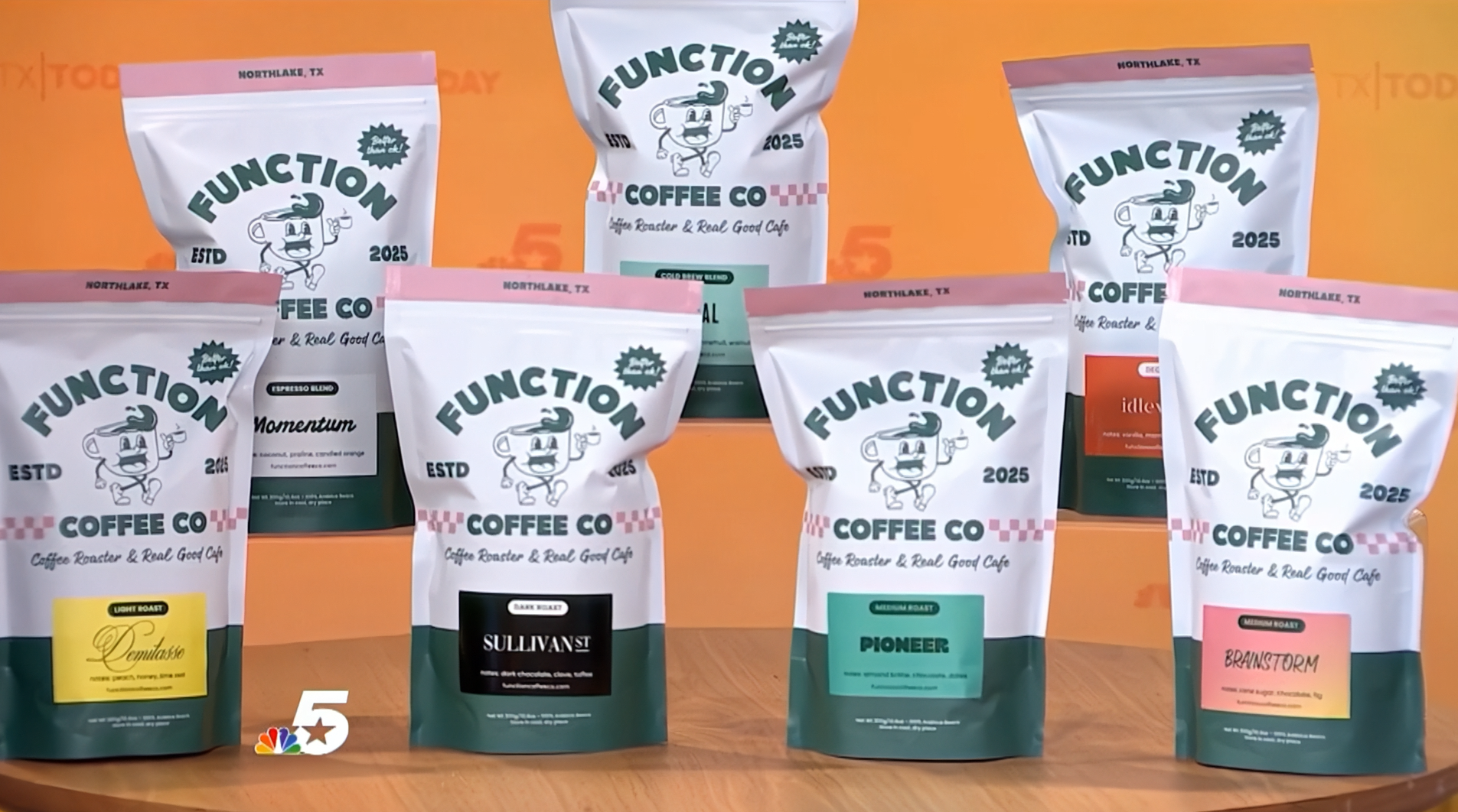 Function Coffee Co. Featured on NBC Texas Today