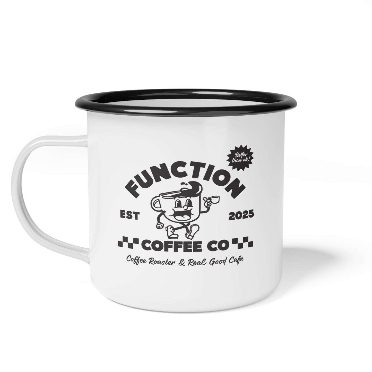 Enamel Retro Coffee Mug