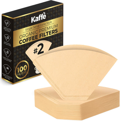 Organic Premium Coffee Filters #2, KFCF02B