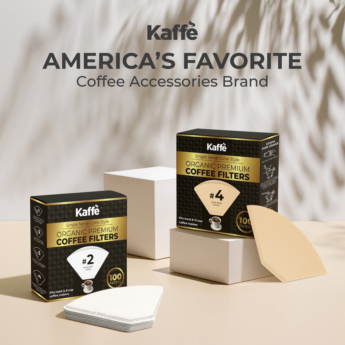Organic Premium Coffee Filters #2, KFCF02W