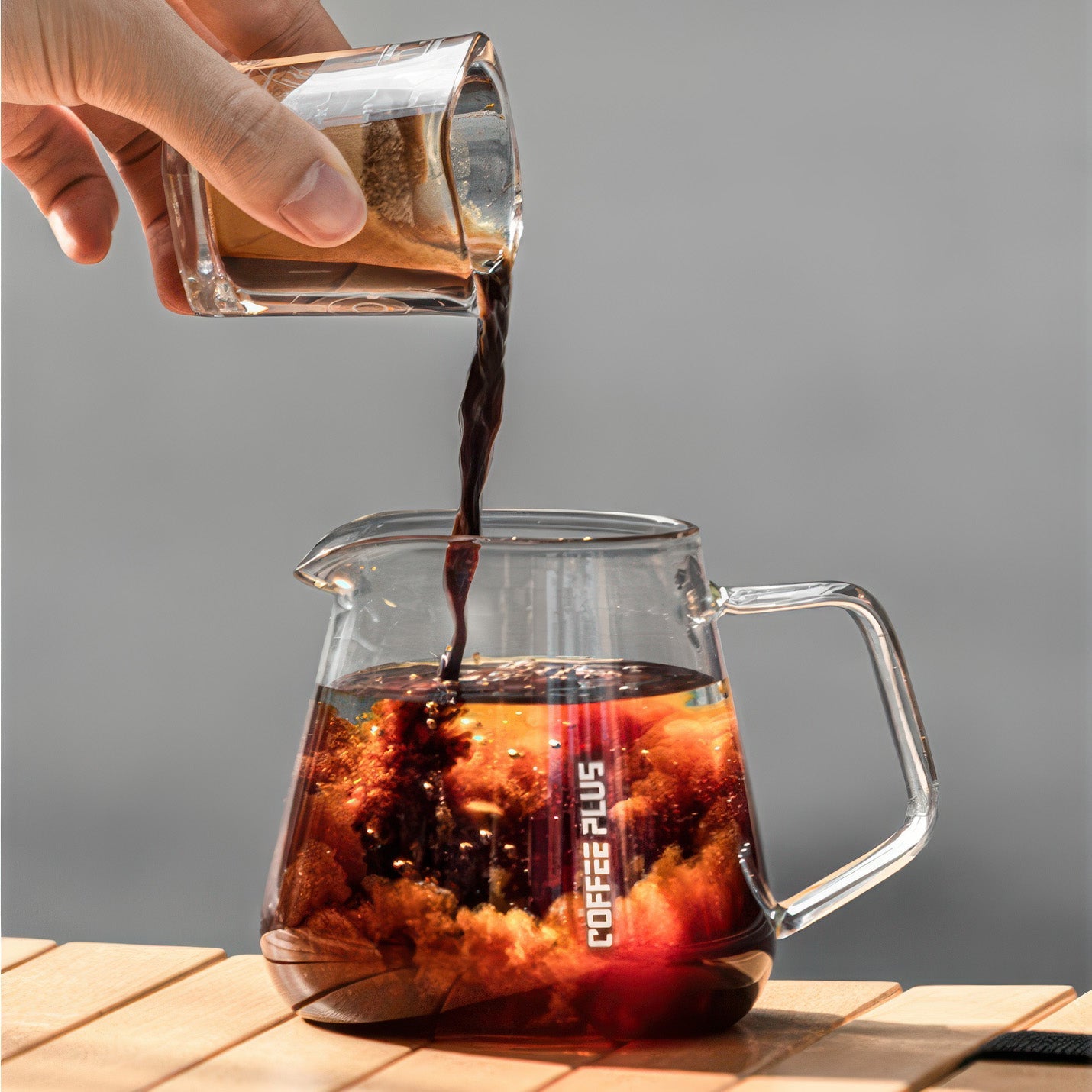 Glass Coffee Server Carafe Hand Brew Pour Over