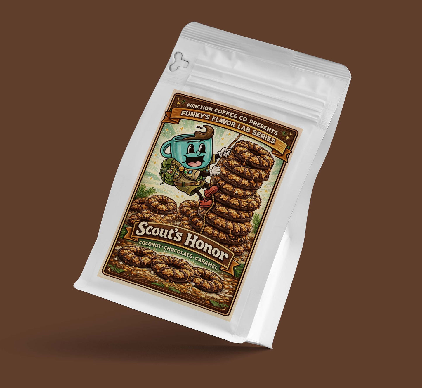Scout's Honor - Coconut Chocolate Caramel Flavored Coffee