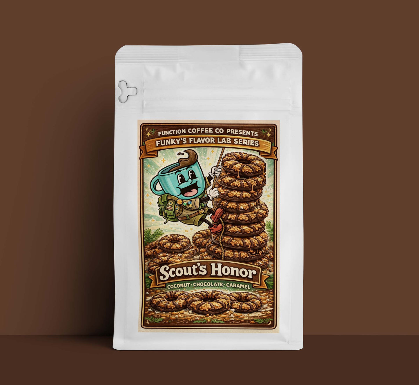 Scout's Honor - Coconut Chocolate Caramel Flavored Coffee