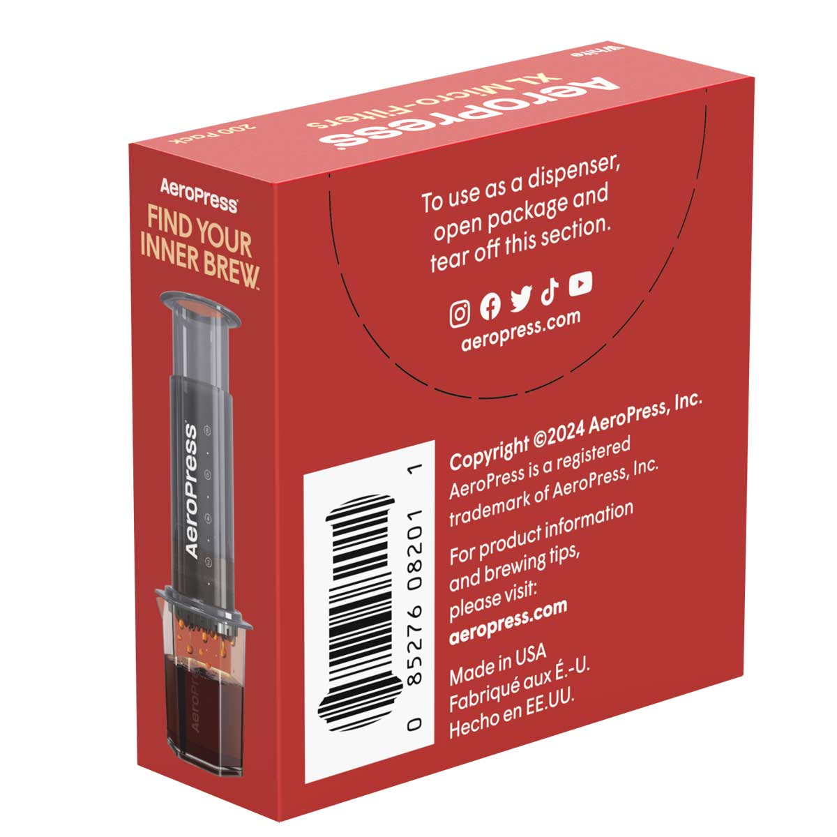 AeroPress XL Micro-Filters (200 ct)